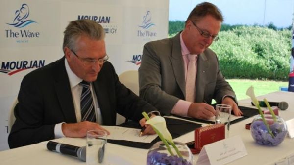  Michael Horrigan, CEO and Board Member of Mourjan Marinas and Michael Lenarduzzi, CEO The Wave, Muscat