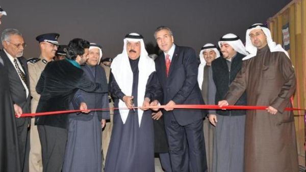 Mayor of Hawali in Kuwait, Abdullah Al Fares and Managing Director of Dow in Kuwait, Jamel Attal with representatives from other sponsors