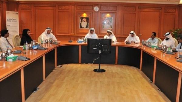 Sultan Bin Sulayem, Chairman of Ports, Customs and Free Zone, at the meeting