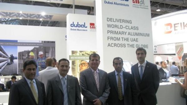 DUBAL and EMAL representatives at GIFA 2011