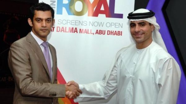 Rashid Doleh, Executive Director, Dalma Mall and Fazal Ameen, Chief Executive Officer, CineRoyal Cinemas at the opening of the UAE capital city’s largest cineplex Rashid Doleh, Executive Director, Dalma Mall and Fazal Ameen, Chief Executive Officer, CineRoyal Cinemas at the opening of the UAE capital city’s largest cineplex