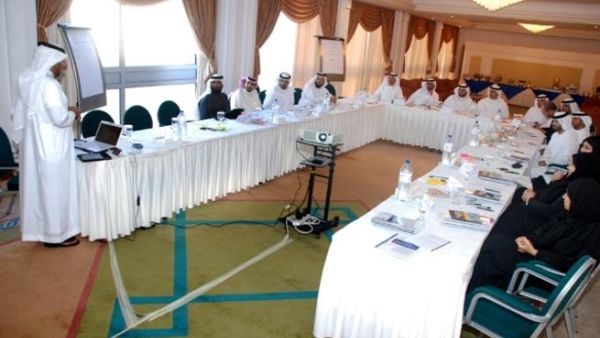Municipal employees during the training session