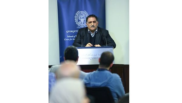 عزمي بشارة يتحدث في جامعة جورجتاون عزمي بشارة يتحدث في جامعة جورجتاون