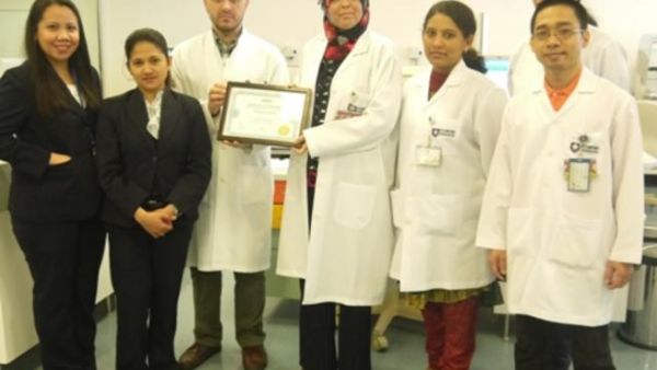 Dr. Ibtisam Al Obaid with her team