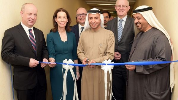 Dr. Mohammed Al Zarooni, Director General of the Dubai Airport Freezone Authority during the inauguration. Dr. Mohammed Al Zarooni, Director General of the Dubai Airport Freezone Authority during the inauguration.