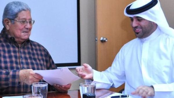 Dr. Omar Hefni, University of Dubai with Tariq Al Najjar, Arabia Business Development Director Dr. Omar Hefni, University of Dubai with Tariq Al Najjar, Arabia Business Development Director
