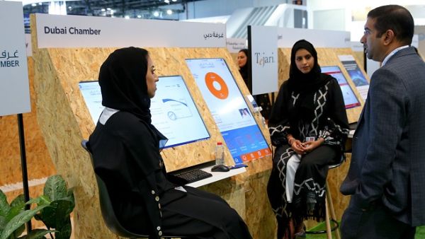 Dubai Chamber’s stand at GITEX Dubai Chamber’s stand at GITEX