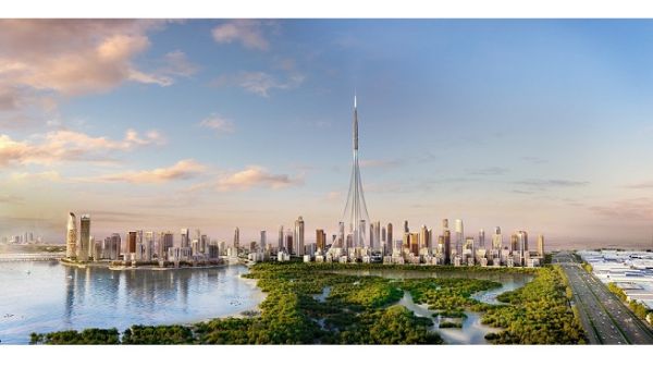 Construction is progressing as per schedule for handover of the first waterfront homes in Dubai Creek Harbour – the Dubai Creek Residences in Creek Island Dubai – next year. 