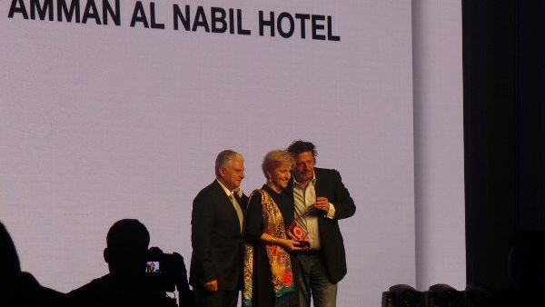 During the award ceremony During the award ceremony