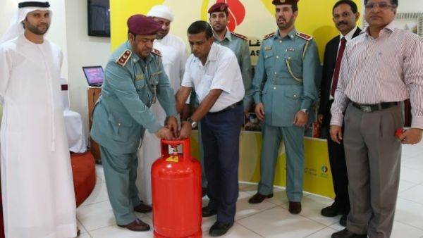 ENOC - EMGAS implements change over in the LPG cylinder valve in UAQ
