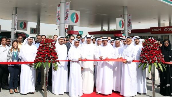 ENOC Academic City station opening