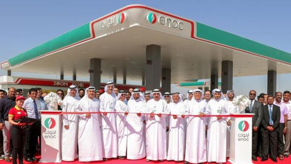 ENOC’s service station is the first in that area serving the upcoming and nearby communities and covers an area of 72,743 square feet.