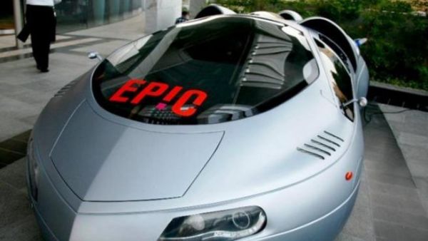 Epic car powered with solar energy Epic car powered with solar energy