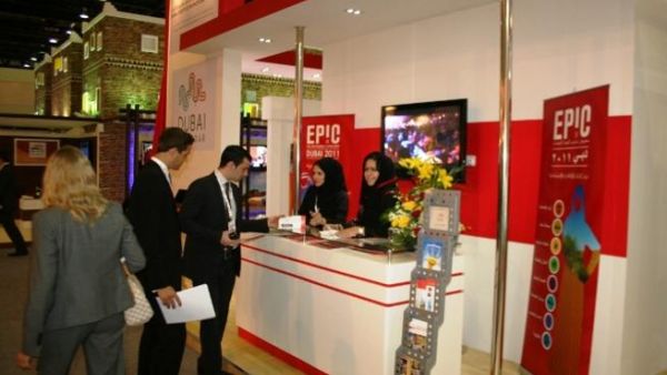 معرض أسلوب الحياة المستدام إيبيك في جناح مؤسسة دبي للفعاليات والترويج التجاري في معرض السفر العربي