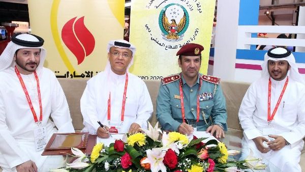 During the signing