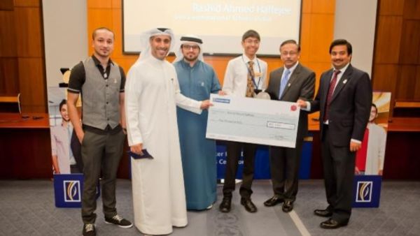 Emirates NBD senior managers and Dubai Expo 2020 Ambassadors with the winners of “Banker for a Day” and their family members Emirates NBD senior managers and Dubai Expo 2020 Ambassadors with the winners of “Banker for a Day” and their family members