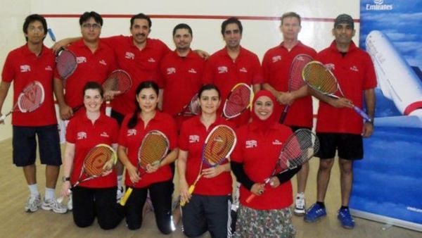 Emirates Squash Players