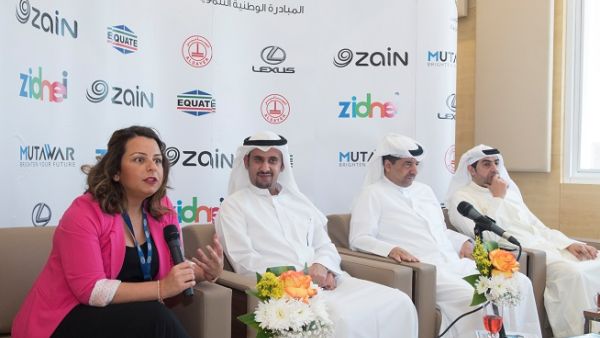 EQUATE Sustainability Committee Member Asrar Mohammad during the press conference.