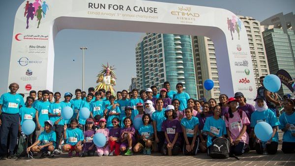 From the ‘Run for a Cause’ fun run organised by Etihad Airways on the Abu Dhabi Corniche last week
