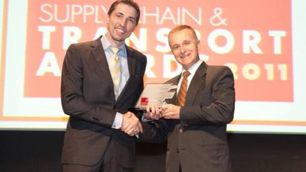David Dronfield, General Manager, Storage & Handling Solutions Division at FAMCO, receiving the award David Dronfield, General Manager, Storage & Handling Solutions Division at FAMCO, receiving the award