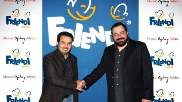 Rafat Nawawi, CEO for FRiENDi Mobile in Jordan, and Mohammad Kamal, General Manager of Memac Ogilvy Advize