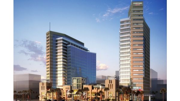 The Fujairah Business Centre will have a total built-up area of 96,400 square metres and will comprise two towers.