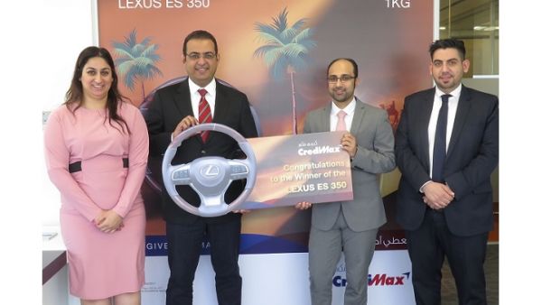 Bashar Al Sayed receiving the prize, Lexus ES 350 model 2018. Bashar Al Sayed receiving the prize, Lexus ES 350 model 2018.