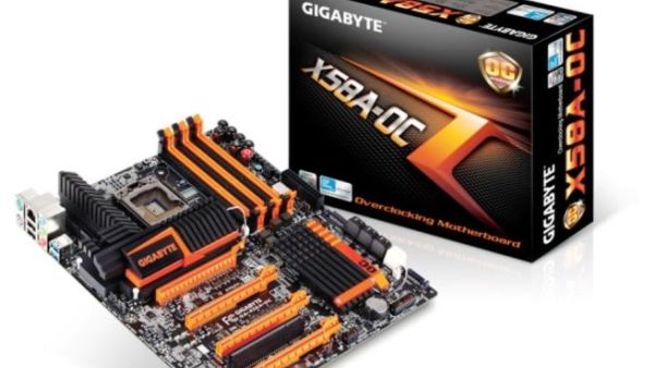 The new GIGABYTE motherboard, the GIGABYTE GA-X58A-OC The new GIGABYTE motherboard, the GIGABYTE GA-X58A-OC