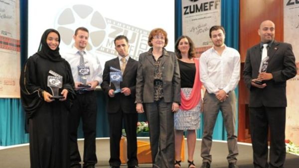Winners with Dean, Dr. Marilyn Roberts