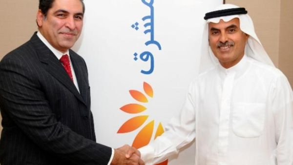 عبد العزيز الغرير، الرئيس التنفيذي للمشرق مع فرهاد إيراني، الرئيس الجديد لمجموعة الخدمات المصرفية للأفراد في المشرق