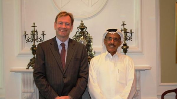 Khalaf Al Habtoor, the Chairman of the Al Habtoor Group and Doug Trappett, the Australian Ambassador to the United Arab Emirates Khalaf Al Habtoor, the Chairman of the Al Habtoor Group and Doug Trappett, the Australian Ambassador to the United Arab Emirates
