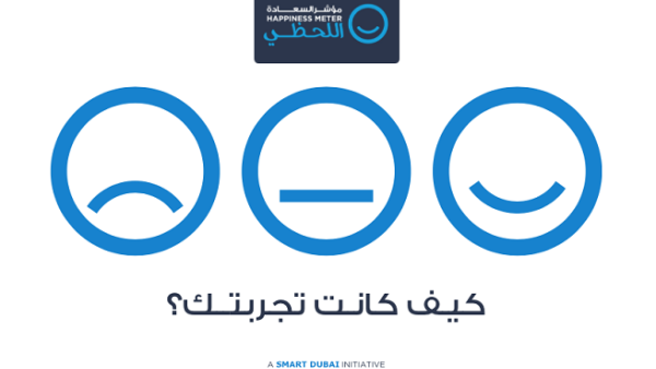 The results of the meter were calculated by deploying “Happiness Meter” devices across customer service centres for both public and private entities in Dubai. The results of the meter were calculated by deploying “Happiness Meter” devices across customer service centres for both public and private entities in Dubai.