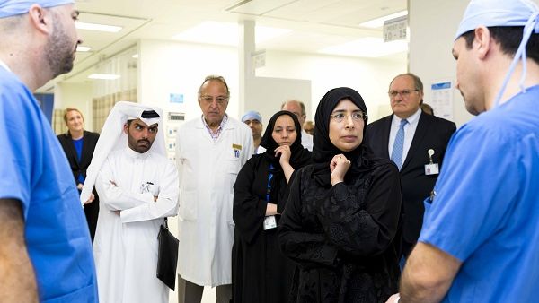 افتتحت حنان محمد الكواري، وزير الصحة العامة المرحلة الثانية من مركز الجراحة المتكاملة المزود بأحدث المعدات والأجهزة الجراحية بمستشفى حمد العام. افتتحت حنان محمد الكواري، وزير الصحة العامة المرحلة الثانية من مركز الجراحة المتكاملة المزود بأحدث المعدات والأجهزة الجراحية بمستشفى حمد العام.