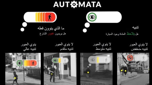 طوّرت "بيرسيبتيف أوتوماتا" برمجية تمنح المركبات ذاتية القيادة القدرة على فهم حالة الأشخاص الذين يقابلونها أثناء سيرها على الطريق. 