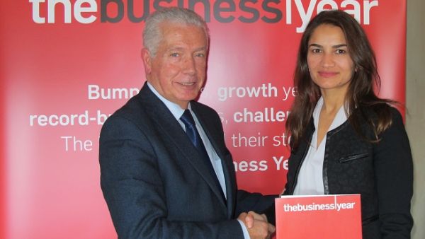 António Saraiva, the CEO of CIP and Ayşe Valentin the CEO of The Business Year. António Saraiva, the CEO of CIP and Ayşe Valentin the CEO of The Business Year.