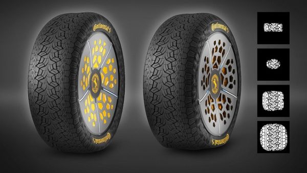ContiSense is based on the development of electronic conductive rubber compounds that enable electric signals to be sent from a sensor in the tyre to a receiver in the car.