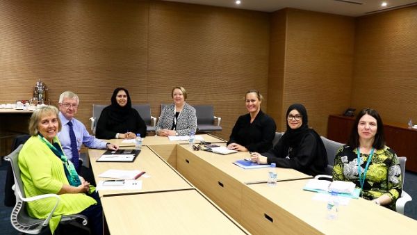 مجلس إدارة حملة 'التمريض الآن' في قطر خلال اجتماعهم الأول. مجلس إدارة حملة 'التمريض الآن' في قطر خلال اجتماعهم الأول.