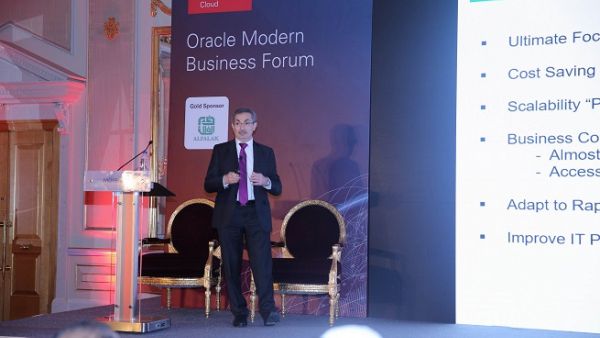 During the forum of Mr. Yasser Oudeh, General Manager of Integrated Business Solution at Al Falak Co. During the forum of Mr. Yasser Oudeh, General Manager of Integrated Business Solution at Al Falak Co.