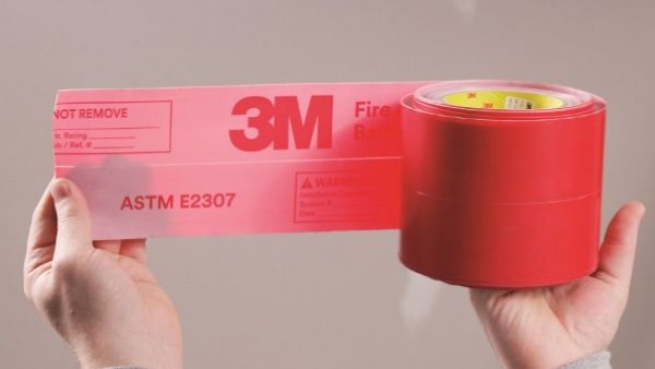 3M has developed a new tape named 3M™ Fire and Water Barrier Tape (FWBT). 