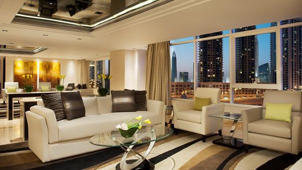 Interior shot from DAMAC Maison Canal Views hotel.