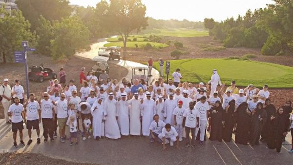 The Dubai Fitness Challenge Walk at JGE kicked off at the Clubhouse.