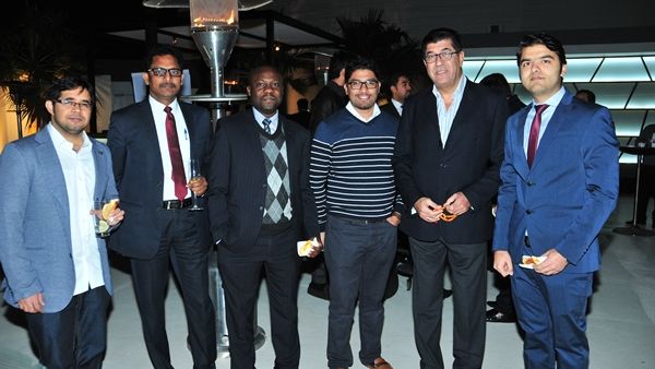 Alumnus and KPMG’s official during the event Alumnus and KPMG’s official during the event