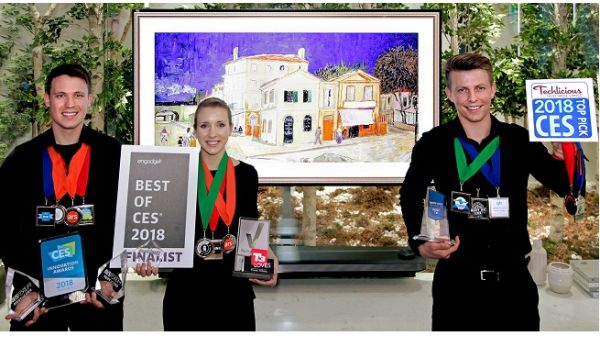 LG earned numerous best-of-show honors for the LG InstaView ThinQ™ Refrigerator and LG 4K UHD Projector.