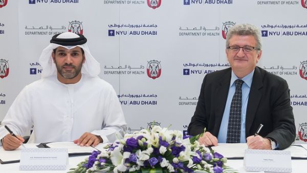 HE Mohamed Hamad Al Hameli, Undersecretary of DOH and Fabio Piano, Provost of NYU Abu Dhabi. HE Mohamed Hamad Al Hameli, Undersecretary of DOH and Fabio Piano, Provost of NYU Abu Dhabi.