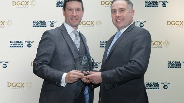 Les Male, CEO of DGCX, accepts ‘Exchange of the Year’ award on behalf of DGCX at Global Investor MENA Awards 2018 Les Male, CEO of DGCX, accepts ‘Exchange of the Year’ award on behalf of DGCX at Global Investor MENA Awards 2018