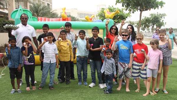 During the event