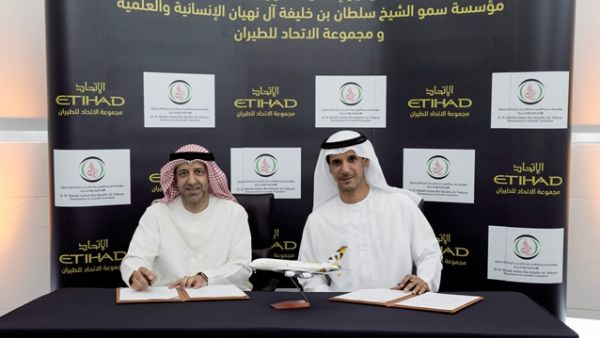Under the MoU, Etihad Aviation Group will provide logistics and transportation support to the foundation as it carries out its humanitarian projects across the globe. Under the MoU, Etihad Aviation Group will provide logistics and transportation support to the foundation as it carries out its humanitarian projects across the globe.