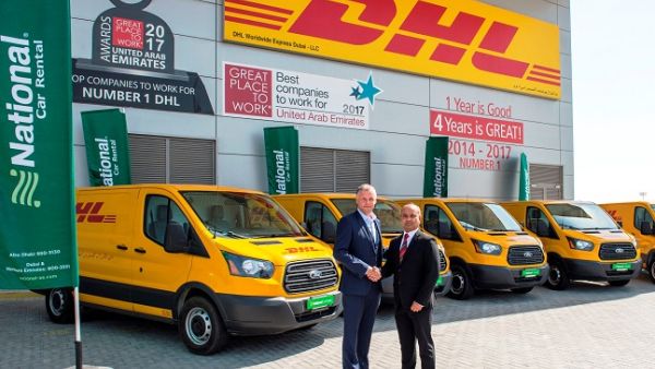 It is the first time that DHL Express will operate Ford Transit vans in its UAE fleet as it replaces its existing vehicles.
