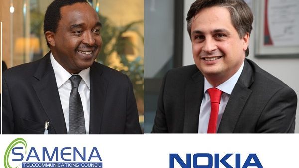 Bocar A. BA, Chief Executive Officer of SAMENA , Bernard Najm, head of the Middle East Market Unit at Nokia Bocar A. BA, Chief Executive Officer of SAMENA , Bernard Najm, head of the Middle East Market Unit at Nokia