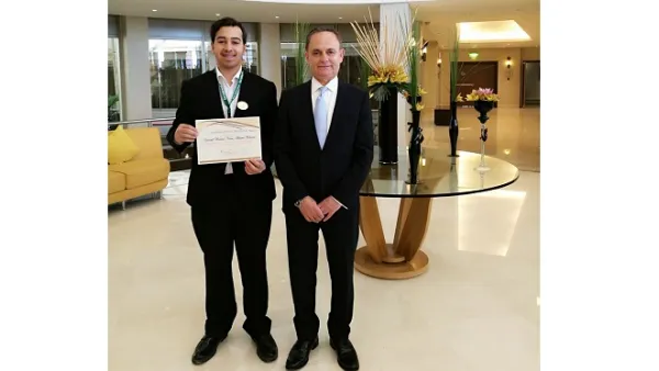 The internship program included two students aged between 16-27 years old. 